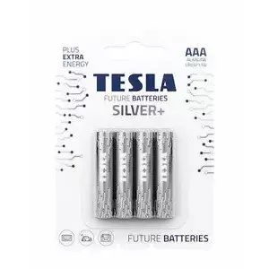 TESLA baterijas AAA Silver+ LR03 4gab