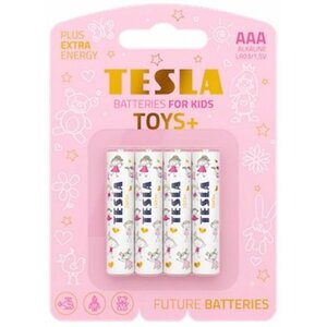 TESLA Batteries AAA Toys Girl LR03 4pcs