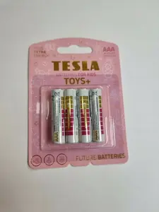 Akumulatori TESLA AAA (LR03) rotaļlietām — 4 gab.