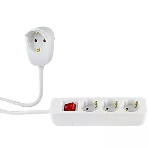 Power Extension REV 0012395114 5m 4 AC Outlets Indoor White