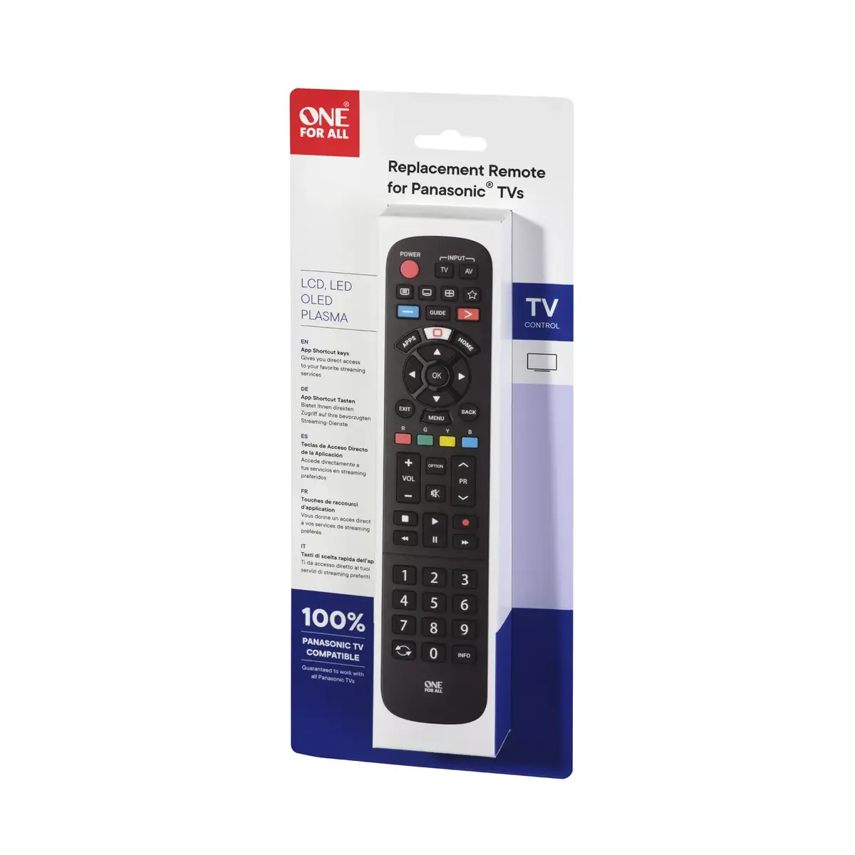 TV Replacement Remote One For All Panasonic URC4914 Photo 3