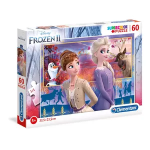 Puzzle Clementoni Contour 60 pieces — Disney Frozen 2, ages 5–7