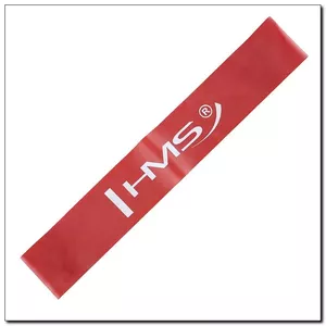 Exercise band HMS GU04 Rubber Red — 600 mm × 50 mm × 0.7 mm