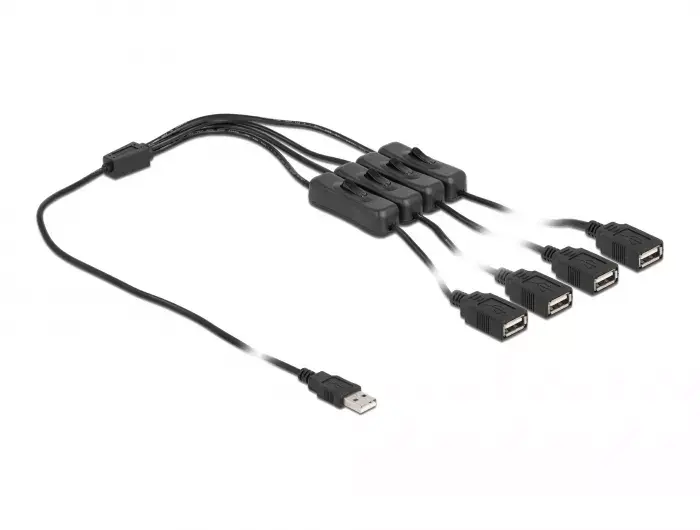 USB Type-A male to 4 x USB Type-A female DeLOCK 86805 Photo 2