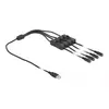 USB Type-A male to 4 x DC 5.5 x 2.1 mm female DeLOCK 86799 Photo 2