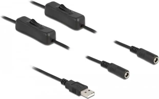 USB Type-A male uz 2 x