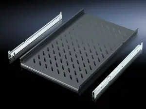 Rack shelf Rittal IW 6902.980 — black, load capacity 30 kg, width 465 mm, depth 745 mm