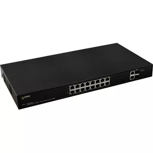 PULSAR SF116 tīkla pārslēgs Vadīts Fast Ethernet (10/100) Power over Ethernet (PoE) 1U Melns