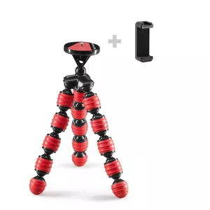 Cullmann Alpha 350 mobil tripod Smartphone/Action camera 3 leg(s) Black, Red