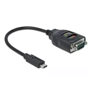 Адаптер USB Type-C на 1 x Serial RS-232 DB9 DeLOCK 64038