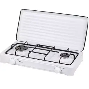 Gas stove MPM SMILE-KN-02/1K, 2 heating zones, mechanical control