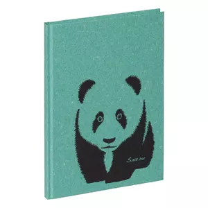Pagna Save me Panda writing notebook A5 128 sheets Mint colour