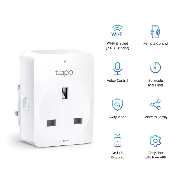 Smart Wi-Fi Socket TP-Link Tapo Mini P100 Photo 3