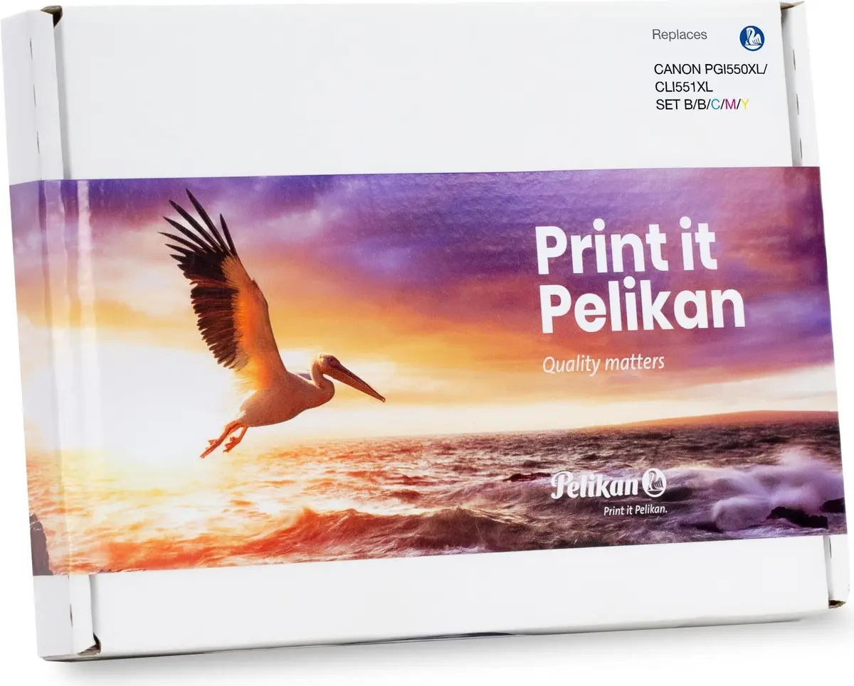 Toneris Pelikan Canon PGI-550PGBKXL/551XL Multi-Pack 5000