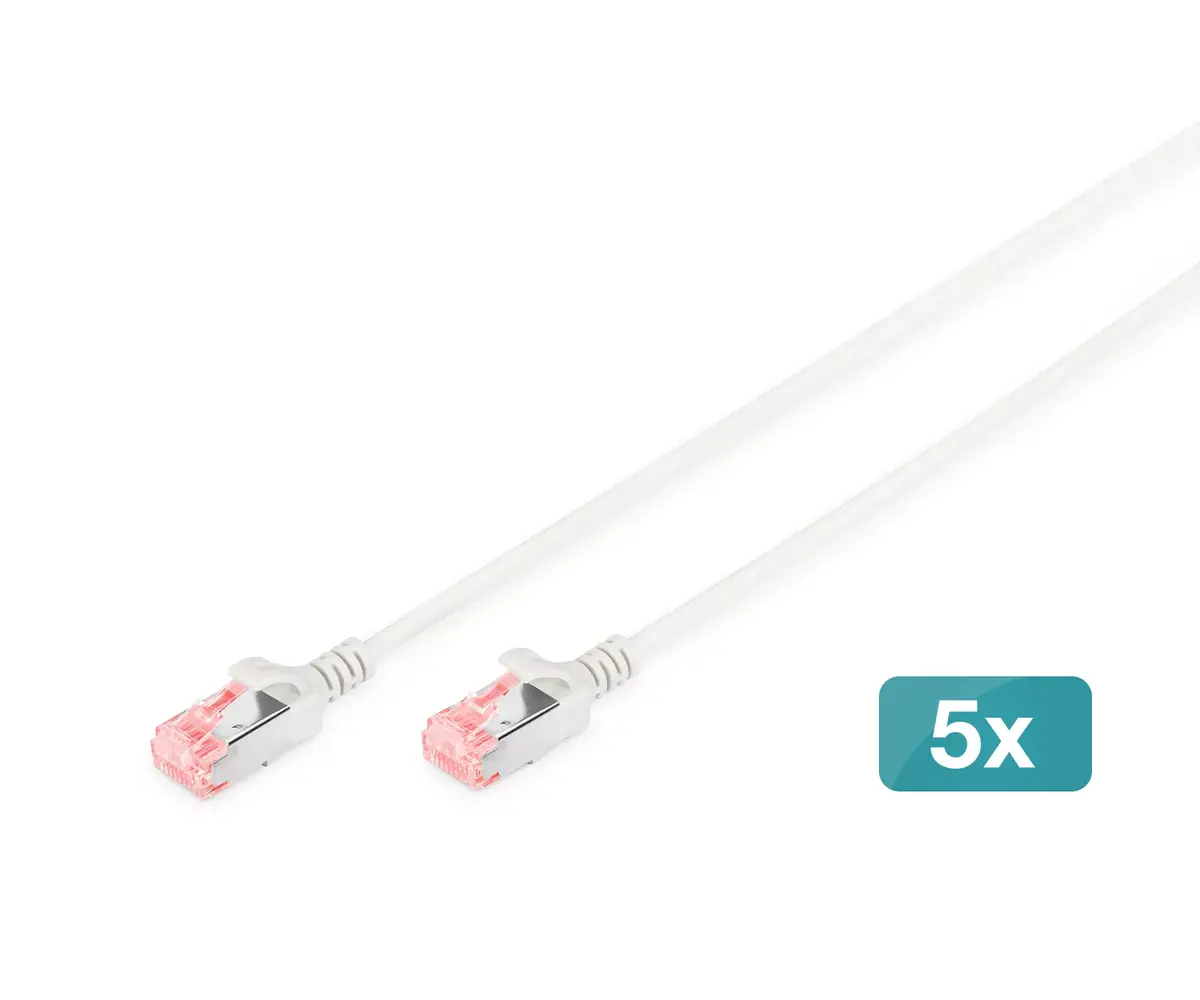 Сетевой кабель Digitus CAT 6 U/FTP Slim patch cord Photo 2