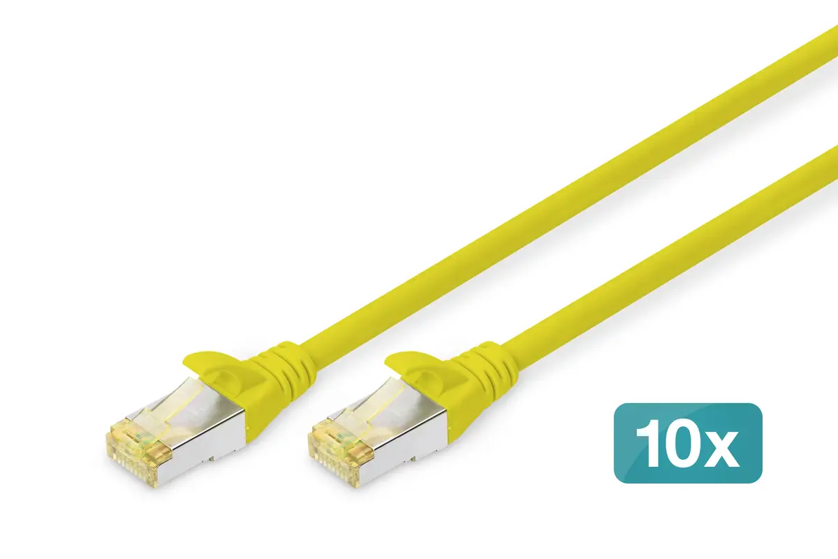 DIGITUS DK-1644-A-010-Y-10 CAT 6A S/FTP plākstera