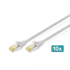 Сетевой кабель Digitus CAT 6A S/FTP RJ-45 2м Серый