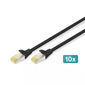 Сетевой кабель Digitus CAT 6A S/FTP RJ-45 2м Черный