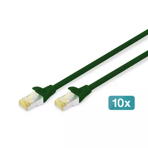 Network Cable Digitus CAT 6A S/FTP RJ-45 3m Green
