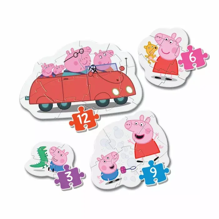 Puzle Clementoni Supercolor 20829 — 3 gab. Peppa Pig Photo 2