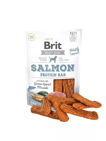 Suņu uzkodas Brit Jerky Snack Lasis