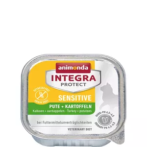 Влажный корм для кошек Animonda Integra Protect Sensitive Mature Индейка с картофелем 100 г, без зерна, для взрослых