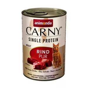 Wet cat food animonda Carny 400 g can — beef, grain-free, adult, gluten- and sugar-free