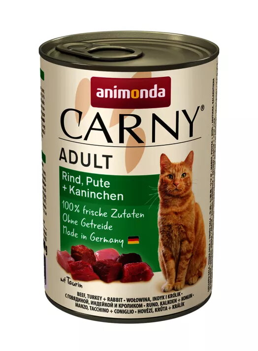 Mitrā kaķu barība Animonda Carny Liellops