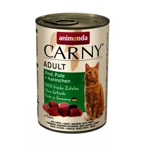 Wet cat food Animonda Carny Beef 400 g — adult, gluten-free, soy-free, sugar-free