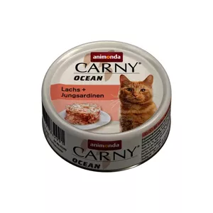 Консервы для кошек animonda Carny SALMON + YOUNG SARDINES, взрослым, 80 г