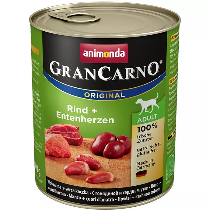 Konservēts suņu barības animonda GranCarno Original