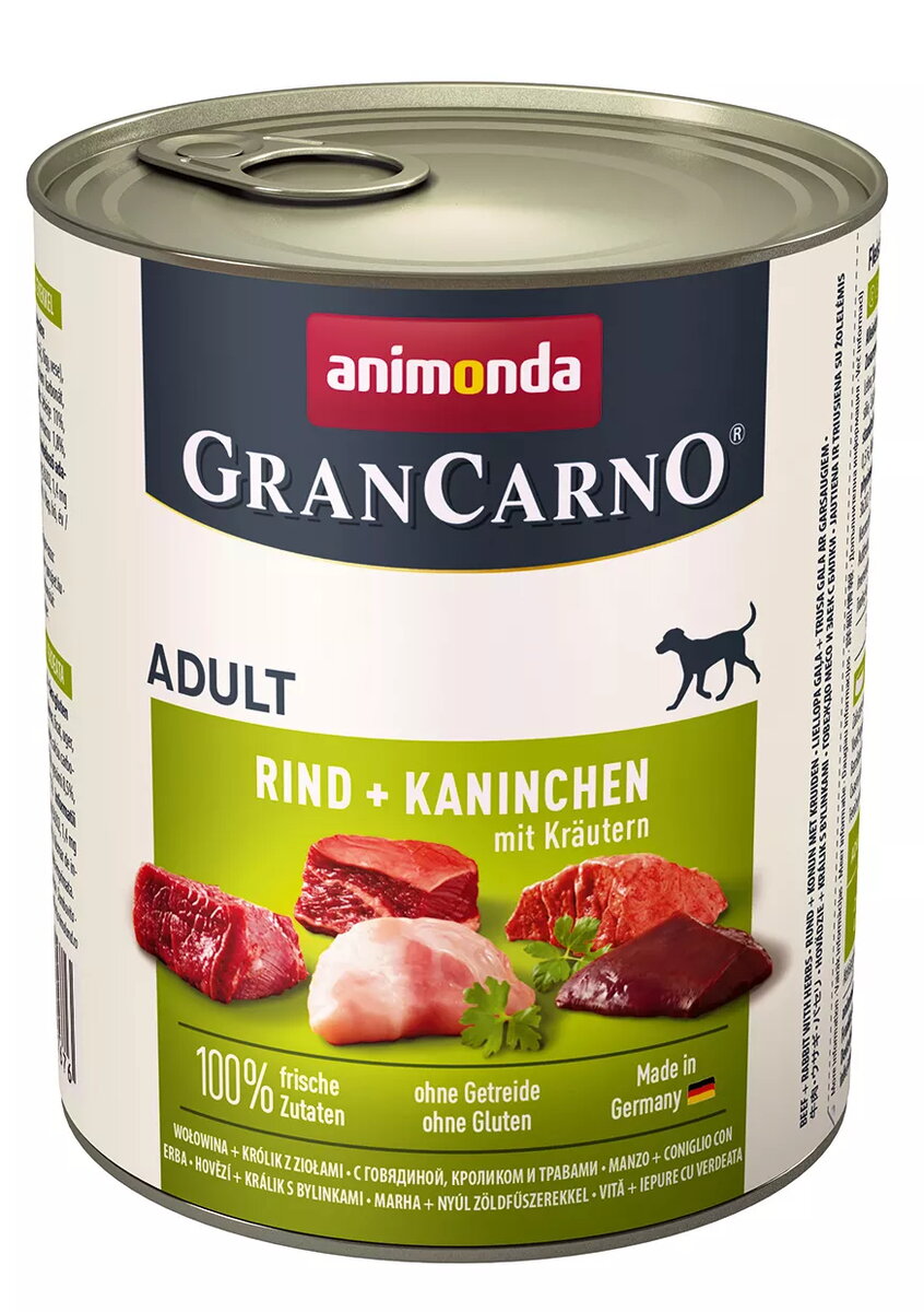Mitrs suņu barības animonda GranCarno Liellops
