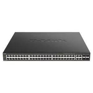 Managed D-Link DGS-2000-52MP 48-port Gigabit Ethernet L2/L3 PoE Rackmount 1U
