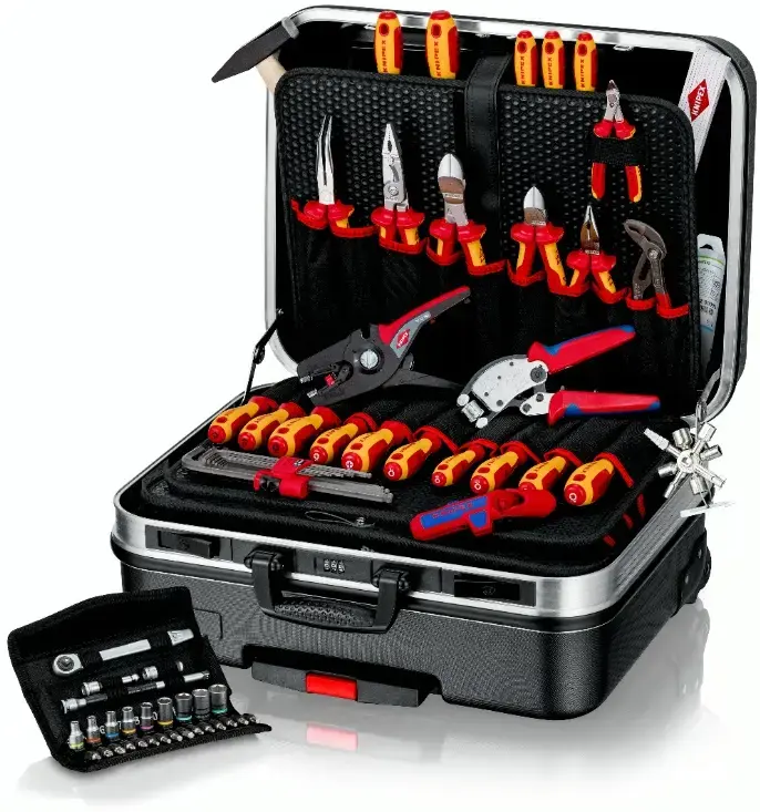 Knipex 00 21 06 — mehāniķa instrumentu komplekts, 68 gab. Photo 3