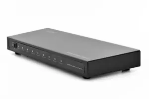 DIGITUS DS-43302 HDMI Сплиттер 1x8 с пропускной способностью 225 МГц, разрешением 1920 x 1200 пикселей, поддержкой 3D и 8 выходами HDMI