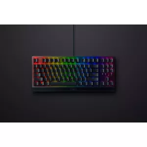 Механическая игровая клавиатура Razer BlackWidow V3 Tenkeyless — USB, QWERTY (US), переключатели Razer Yellow, RGB подсветка, чёрная