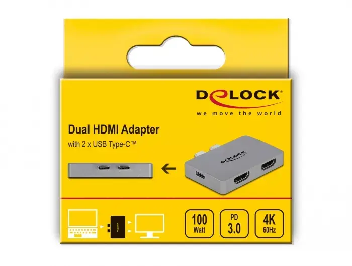 Dual HDMI Adapter DeLOCK 64123 Photo 5