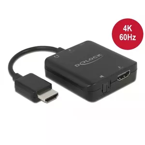 DeLOCK 63333 audio pārveidotājs Melns