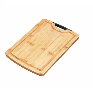 Cutting board Smile SDB-4 — bamboo rectangular 400×290×18 mm, moisture-resistant, fast-drying