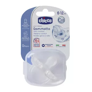 Chicco 105644002 māneklītis Nakts māneklītis zīdaiņiem Ortodontisks Silikons Caurspīdīgs