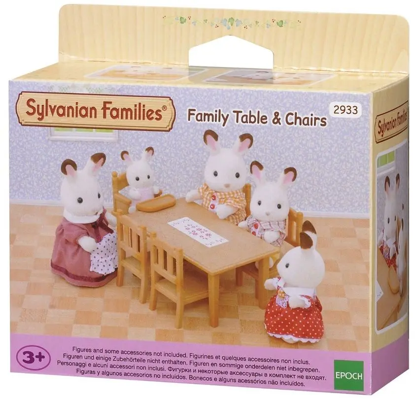 Epoch Sylvanian Families galds un krēsli Photo 8