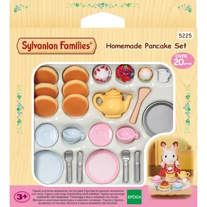 Toy figure set Epoch Sylvanian Families Homemade Pancake Set for ages 3+ — polystyrene/PVC, multicolour