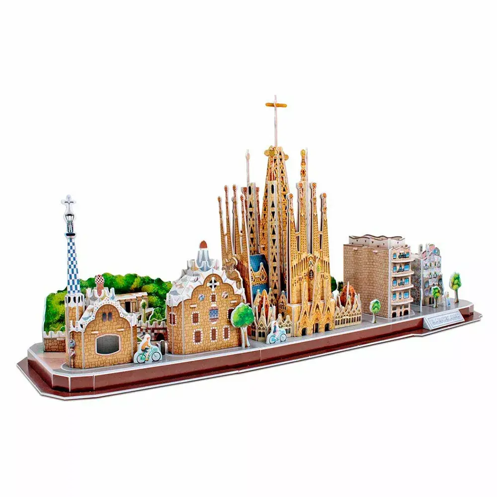 3D пазл Cubicfun MC256h Barcelona City Line Photo 4