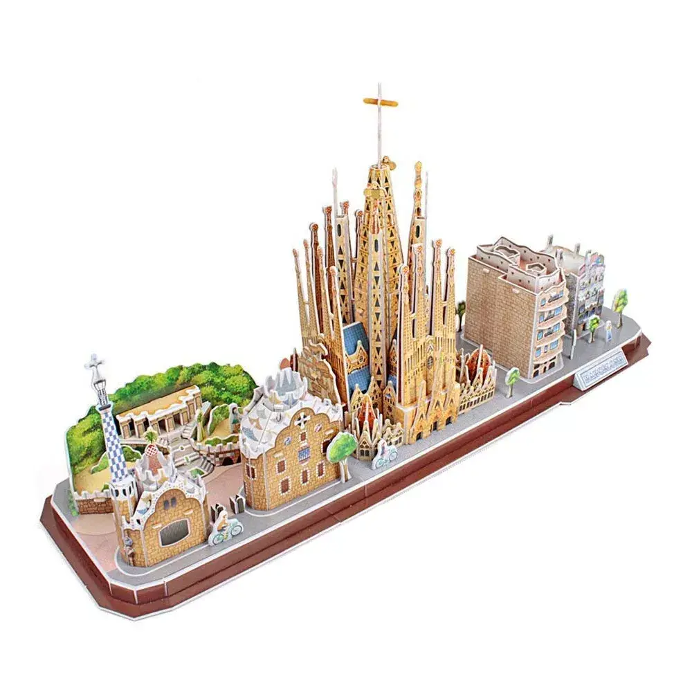 3D пазл Cubicfun MC256h Barcelona City Line Photo 7