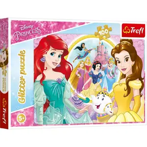 Jigsaw Puzzle TREFL 100 Pieces — Mirdzoša puzle 100 (princesses)