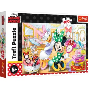 Пазл TREFL 100 Minnie Cosmetic Salon – 100 деталей, детский пазл