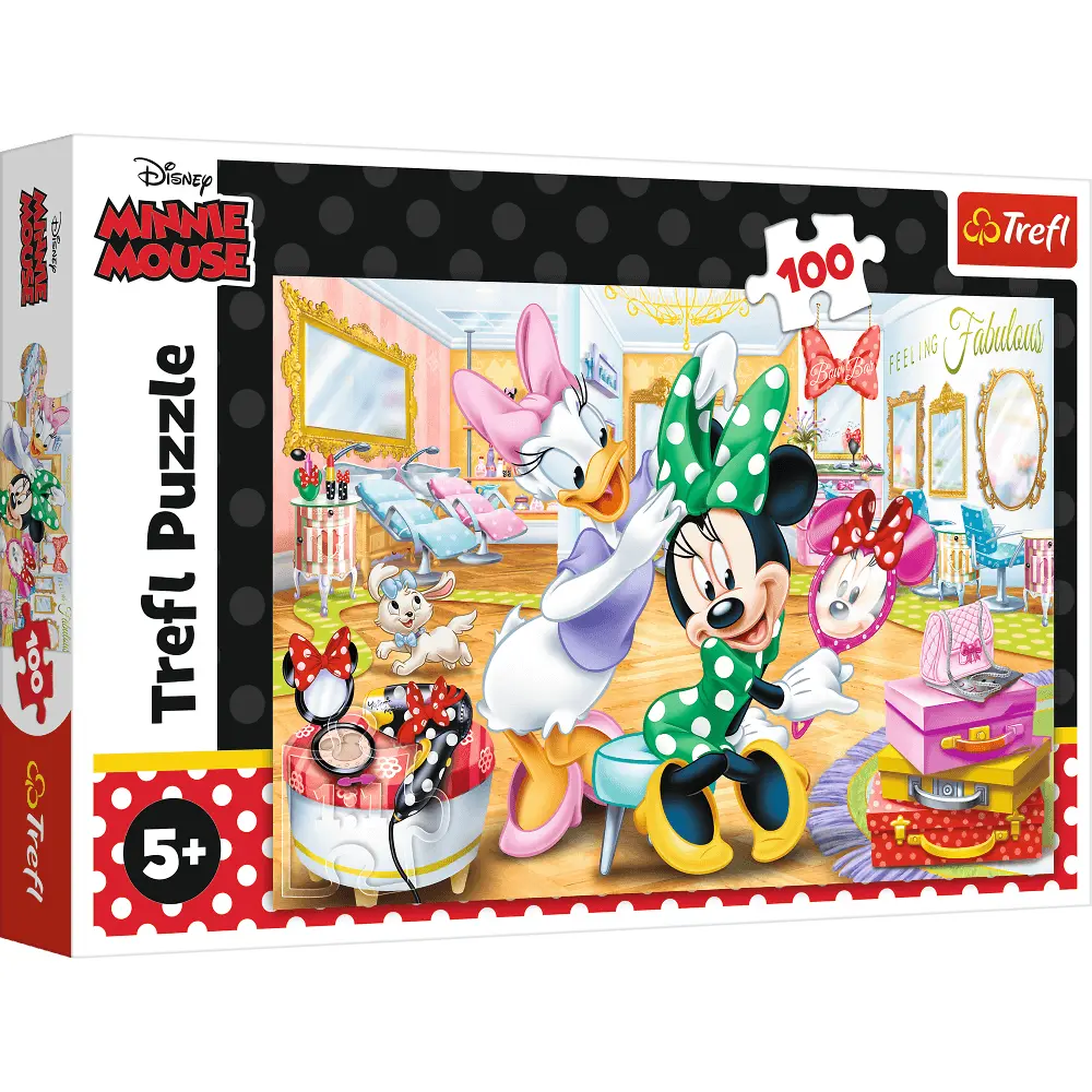 Puzzle TREFL 100 Minnie Cosmetic Salon
