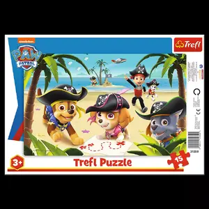 Пазл TREFL Paw Patrol, 15 деталей, детский картонный пазл