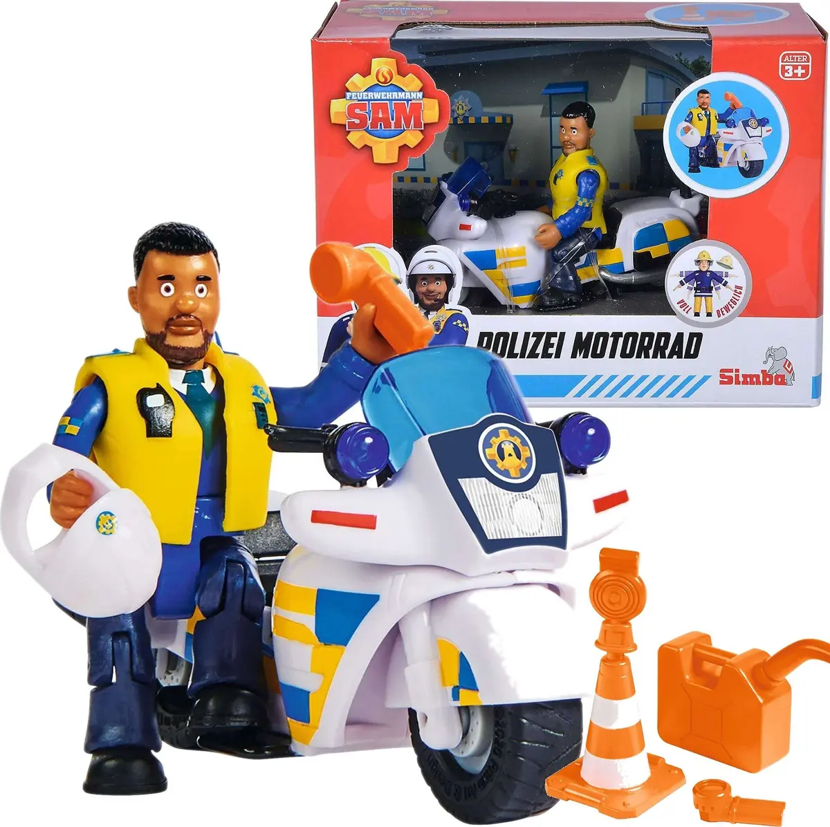 SIMBA Fireman Sam Police Motor with figurine Photo 2