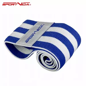 SportVida Fitness & Crossfit Hip Band Rubber for buttock & lower muscle 36*7,6cm Dark Blue